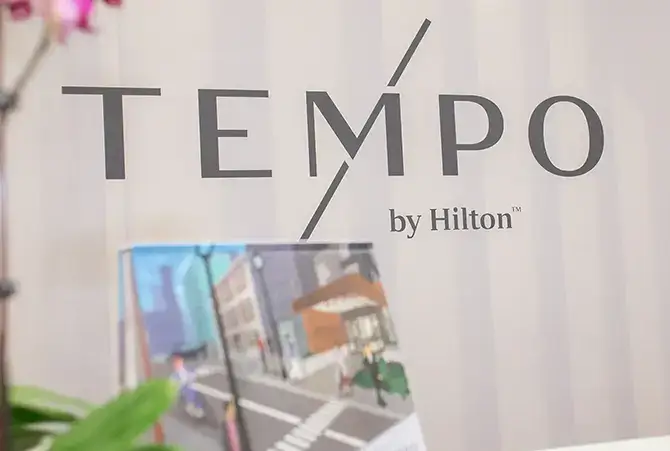 Tempo by Hilton Event Branding
